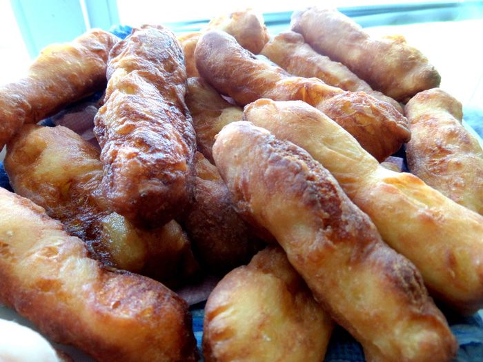 Творожные пончики-батончики