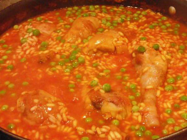 Паэлья в стиле &amp;quot;Море и Земля&amp;quot;