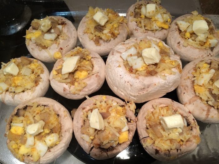 Запеченные шампиньоны по-итальянски