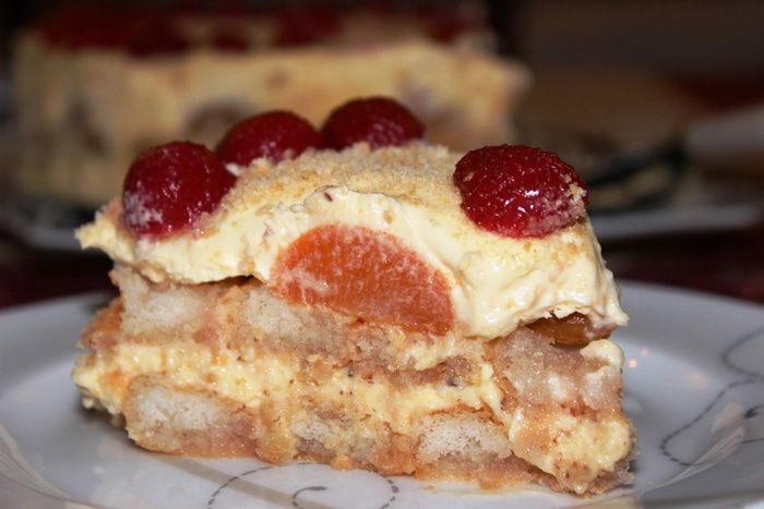 Кофейно-клубничный тирамису