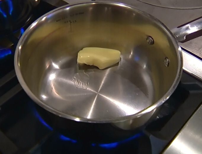 Пирог из фило с цукини и баклажаном 