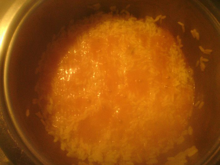 Котлеты из путассу с рисом и овощами