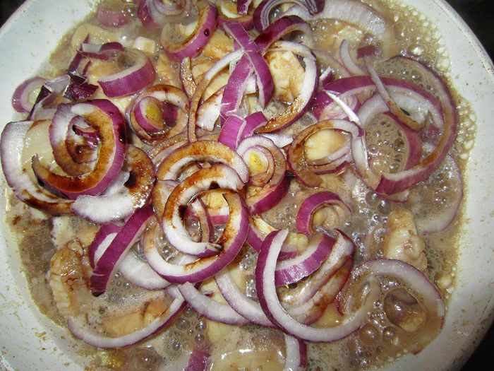 Рагу с морскими гребешками и пастой фарфалле &amp;quot;Венецианский карнавал&amp;quot;