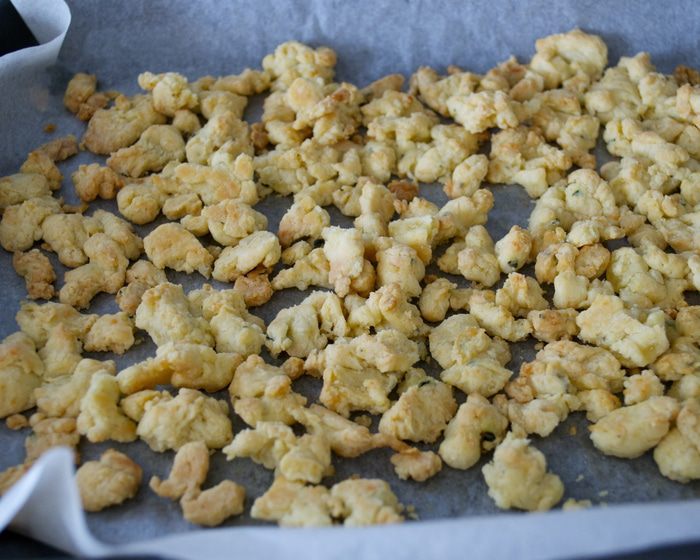 Холодный &amp;quot;красный&amp;quot; супчик с ароматной крошкой