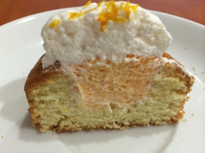 Апельсиново-имбирные капкейки с тыквенным сабайоном