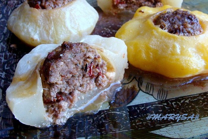 Фаршированные патиссоны 