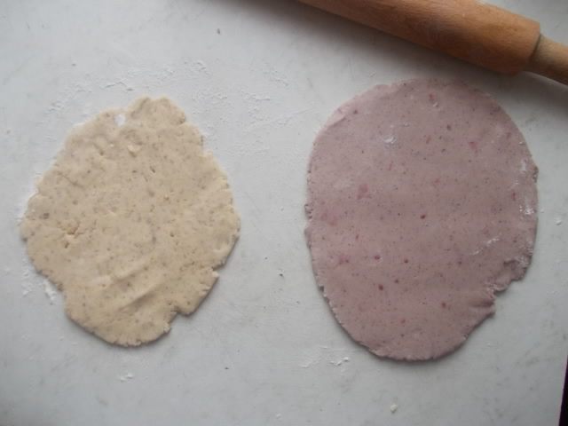 Печенье малиново-ореховое