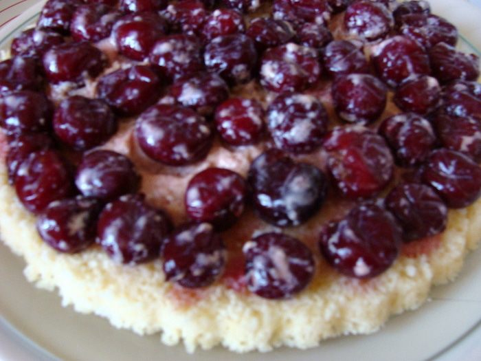 Торт &amp;quot;Вишенка в снегу&amp;quot; для Натальи Дерий