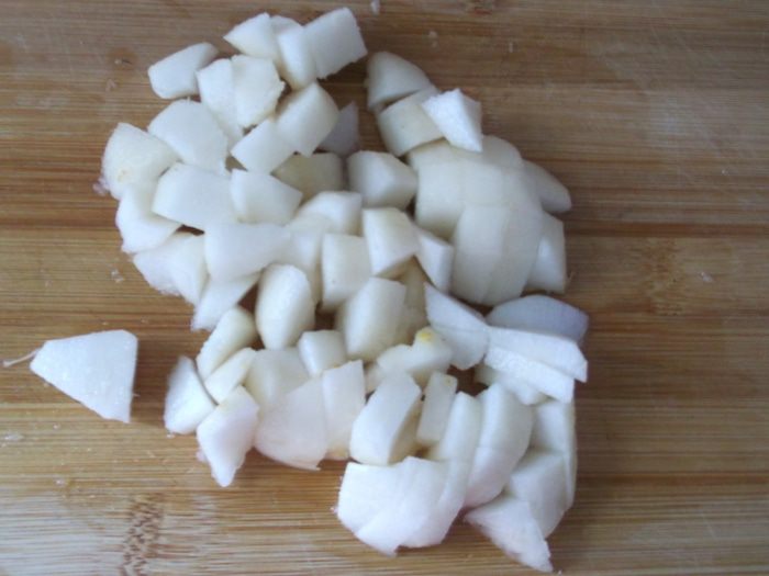 Творожный мусс с грушей