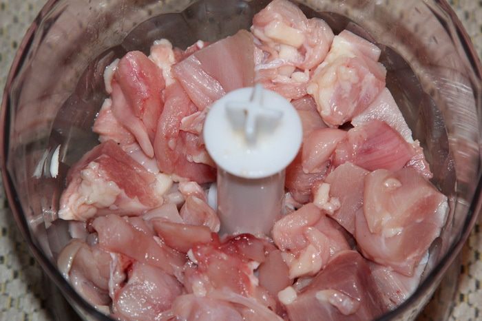 Куриные котлетки с грибами