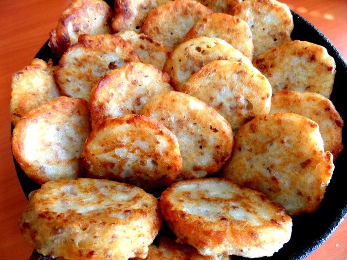 Оладьи с фаршем