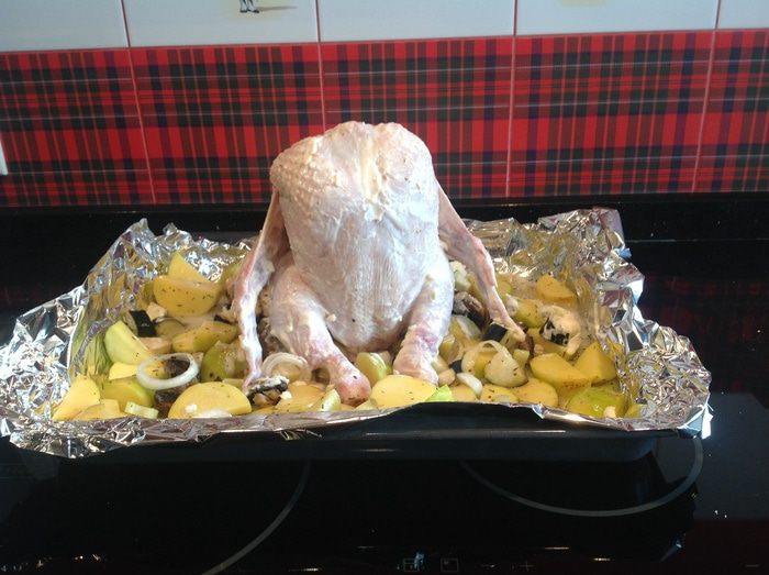 Курочка на бутылке