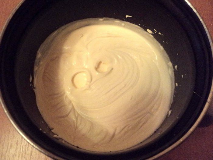 Торт-суфле с малиной