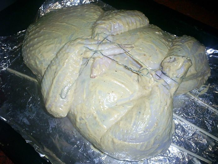 Фаршированная курочка (упрощенный вариант)