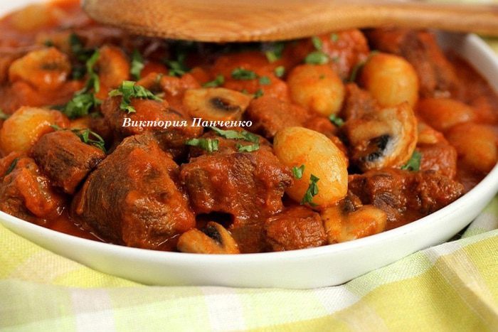 Телятина &amp;quot;Маренго&amp;quot; от Поля Бокюза (Veau marengo)