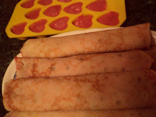 Блинчики с ягодным суфле.