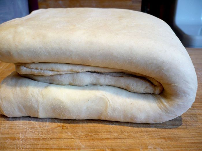 Похлебка с семгой и шпинатом под домашним слоеным тестом &amp;quot;Очарована, околдована&amp;quot;