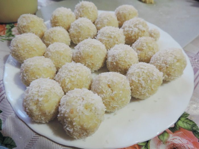 Кокосово-кунжутные конфеты
