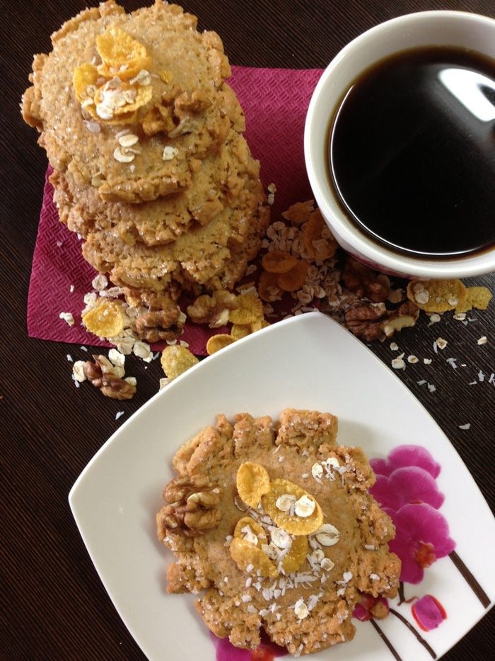 Печенье с кукурузными хлопьями &amp;quot;Вкусный микс&amp;quot;