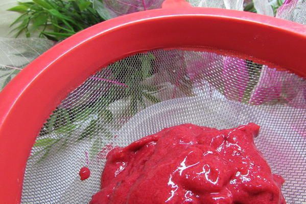 Семифредо из рикотты с малиной и миндальным печеньем