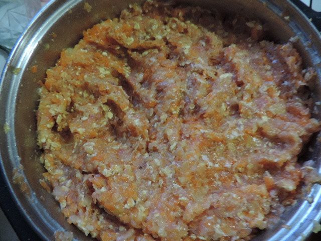 Тыквенно-индюшиные котлеты