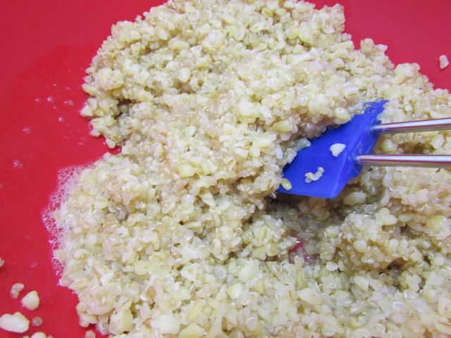 Котлеты с киноа и булгуром