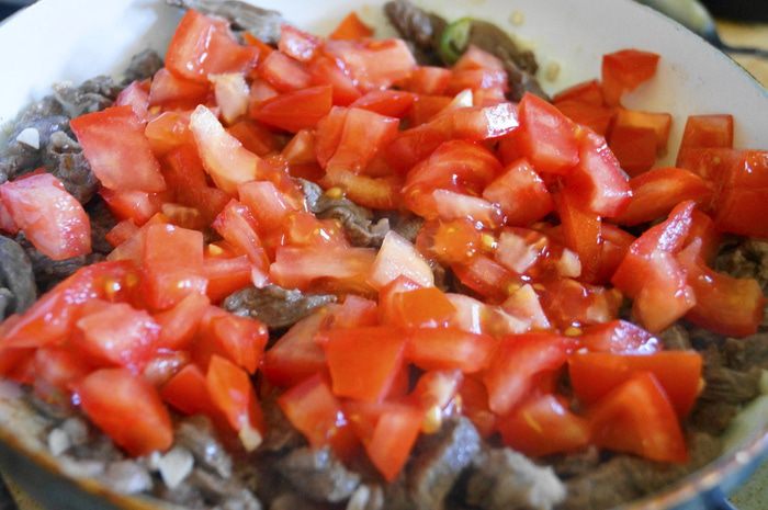 Фахитос по-мексикански с говядиной