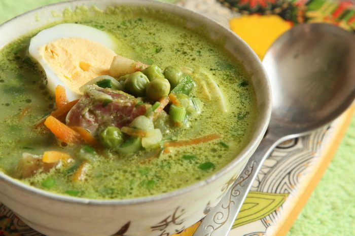Легкий суп &amp;quot;Изумрудный&amp;quot;