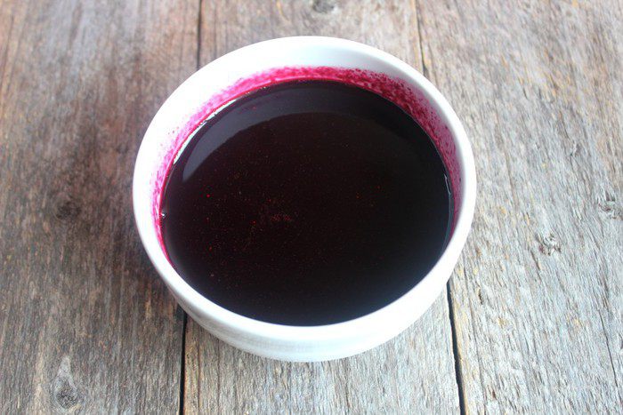 Бруснично-черничный мусс