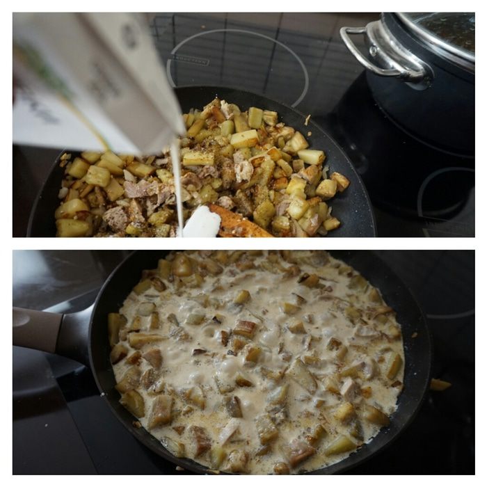 Баклажаны со сливками