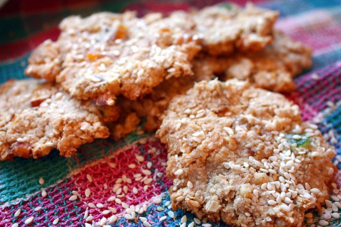 Орехово-овсяное печенье (а-ля гранола)