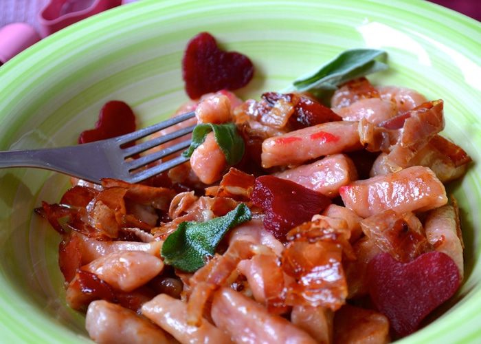 Итальянские ньокки со свеклой