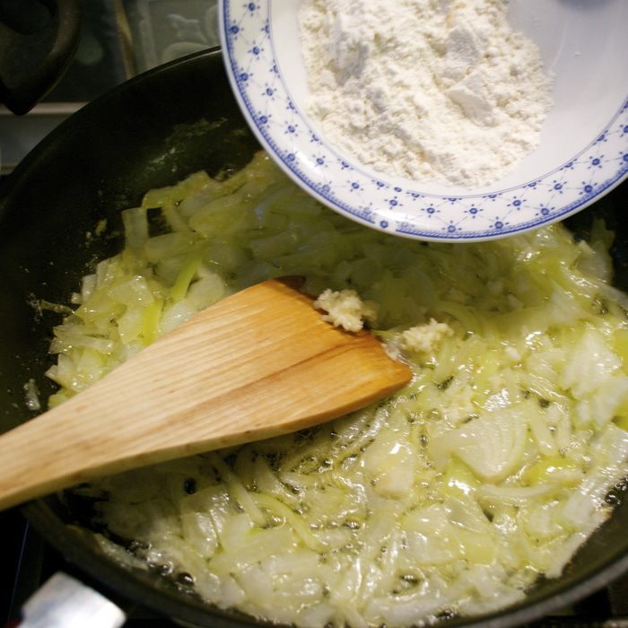 Бакала с полентой