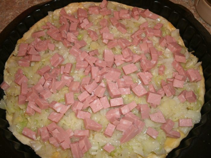 Пицца с капустой