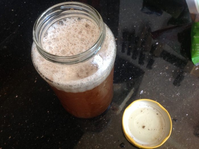 Коктейль яблочный с корицей