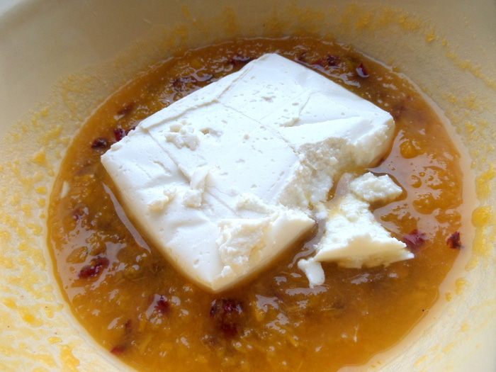 Тыквенно-творожные оладушки