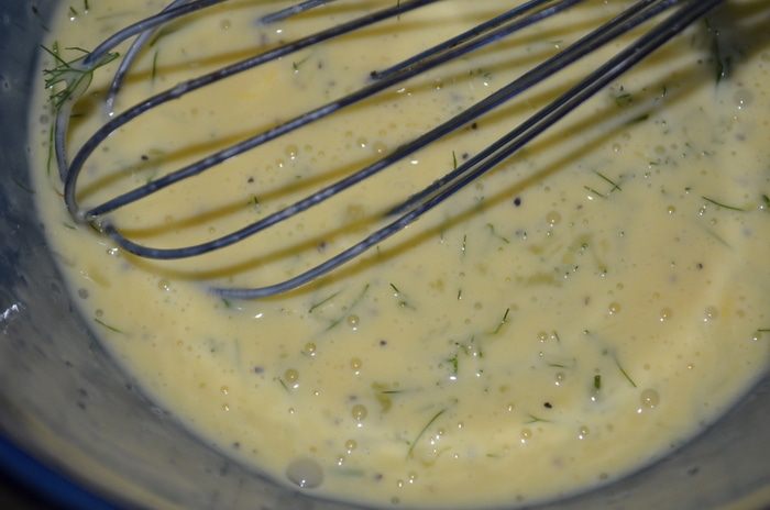 Яичница-болтунья с копченой семгой