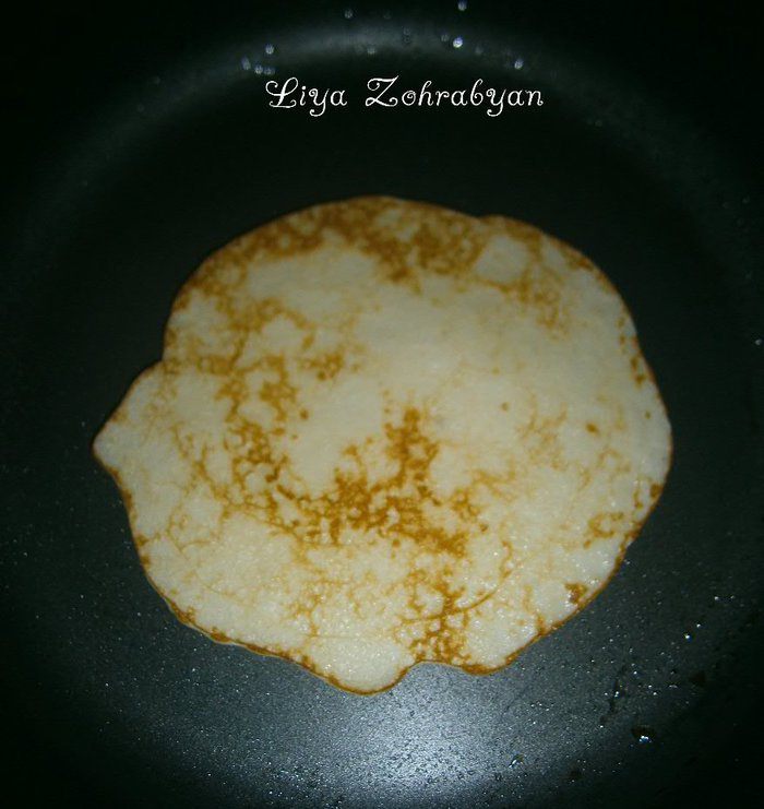 Блинчики капустные с сыром