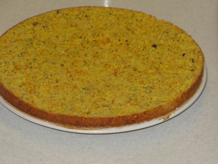 Морковно-ореховый торт