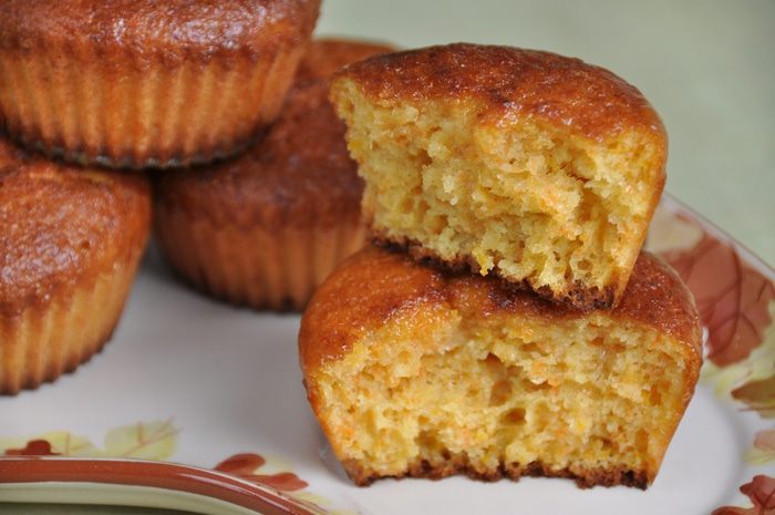 Морковно-апельсиновые кексы