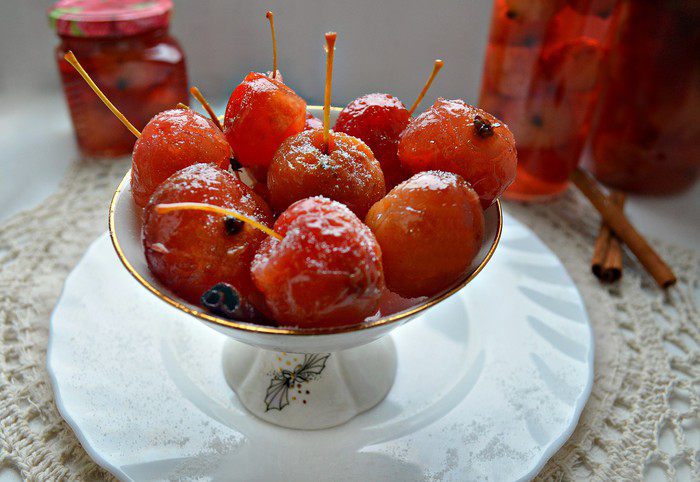 Ароматное варенье из райских яблок