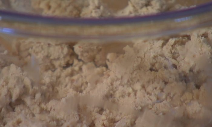 Песочные квадратики с ежевикой 