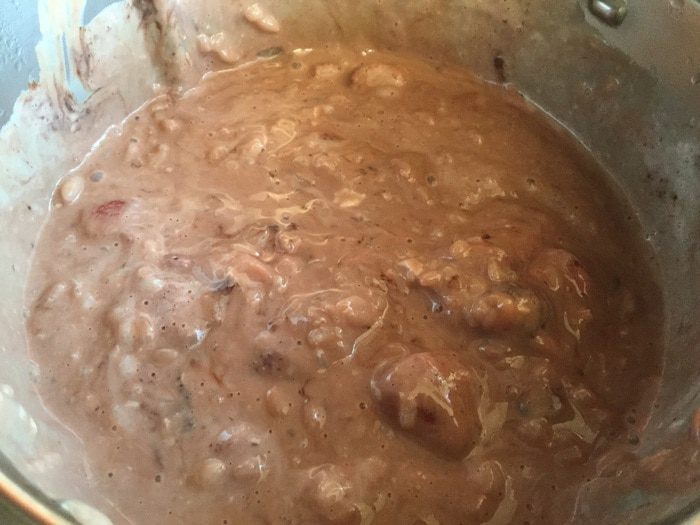 Рисовая каша с клубникой и шоколадом