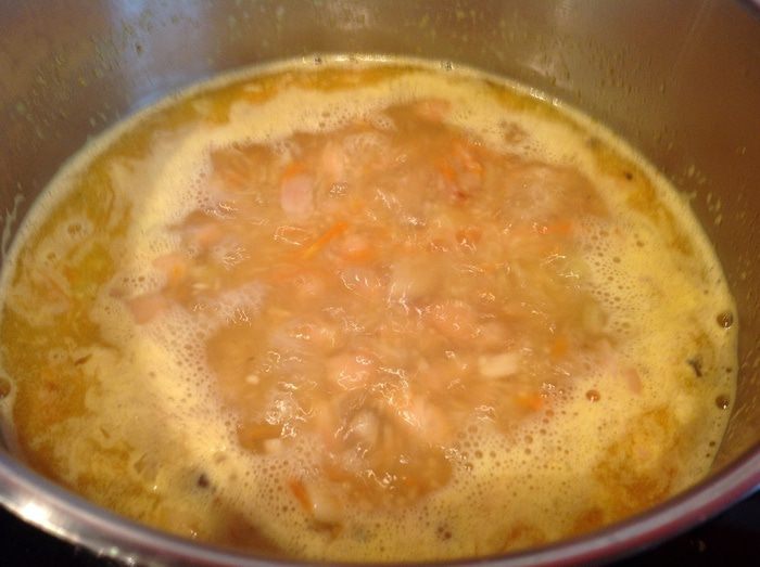 Суп с фасолью и кускусом