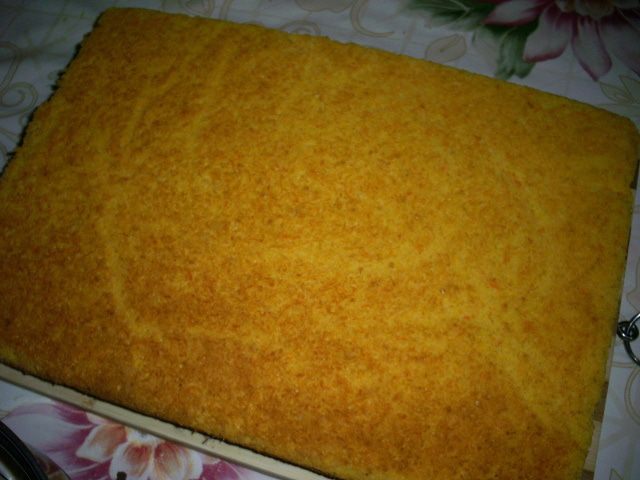 Морковный пирог в шоколадной глазури