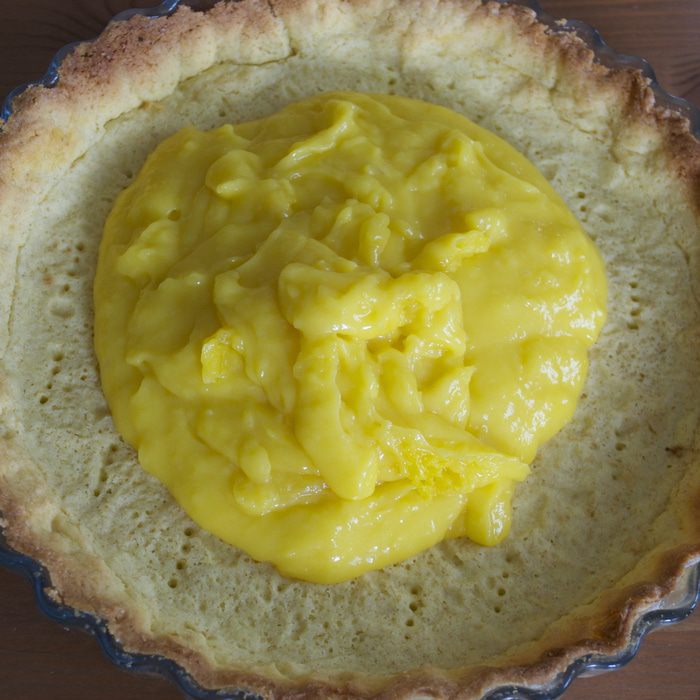 Миндальная кростата с лимонным кремом &amp;quot;Летний сад&amp;quot;