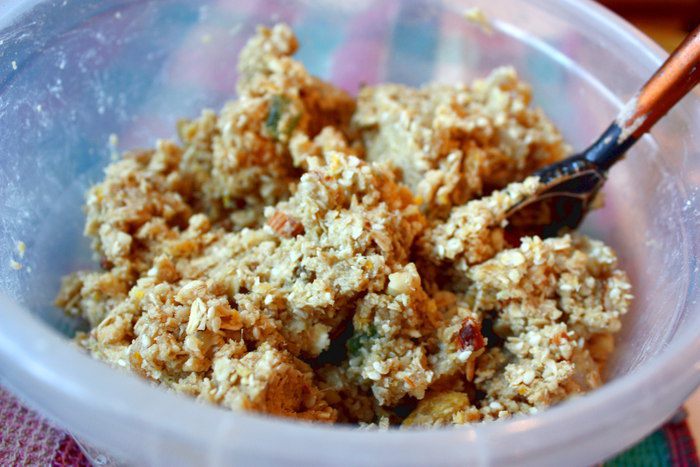 Орехово-овсяное печенье (а-ля гранола)