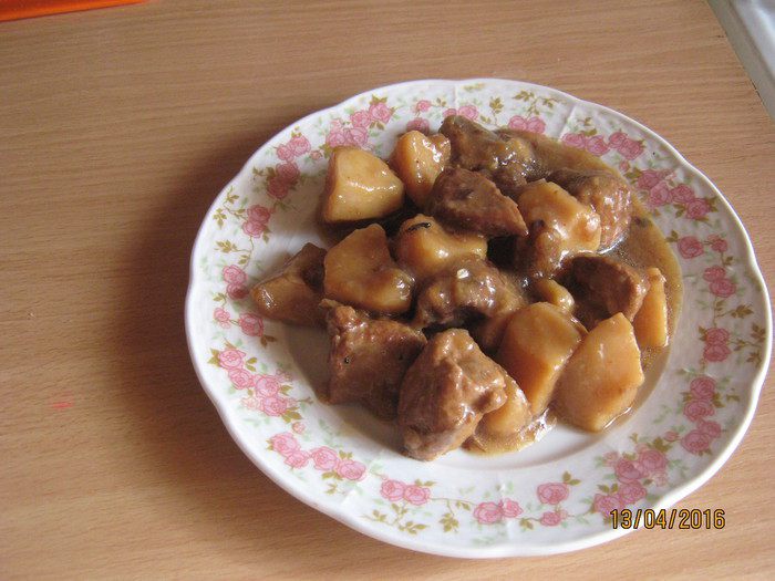 Тушенная картошка по-свекровски