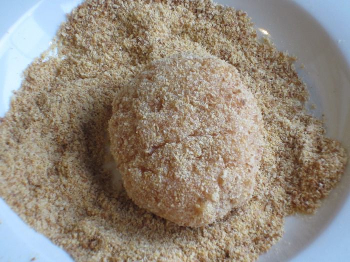 Зразы с куриной печенью и орехами