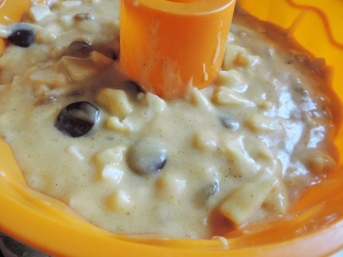 Яблочный кекс с шоколадом и изюмом &amp;quot;Восхитительный&amp;quot;